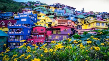 Scenic view of Baguio City, the summer capital of the Philippines, known for its cool climate, pine trees, and cultural heritage.