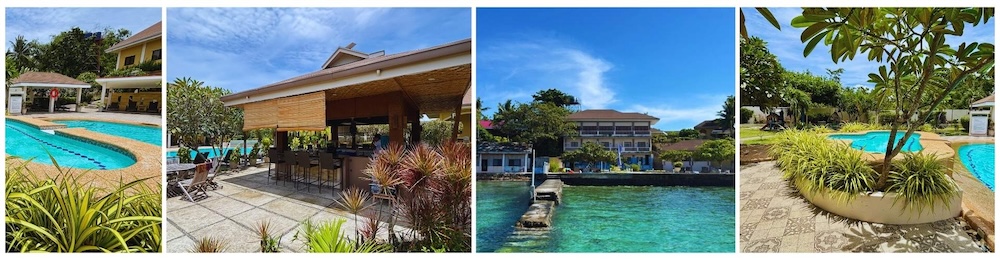 Beautiful beach resorts of moalboal