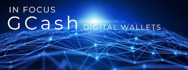 Illustration showing a smartphone screen with GCash app features, representing how expats and retirees use GCash in the Philippines