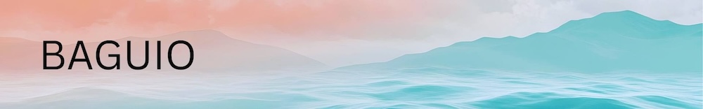 Lush green hills and pine trees in Baguio City, a cool mountain retreat for retirees in the Philippines